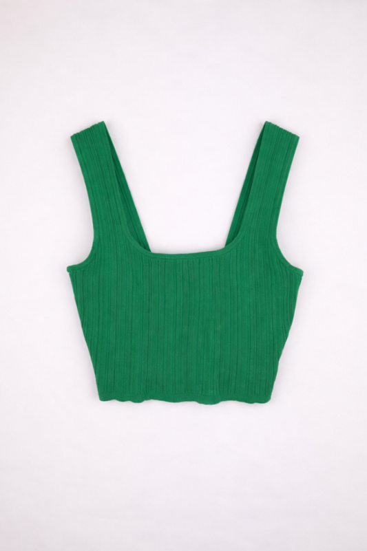 H&M Camisole S Green