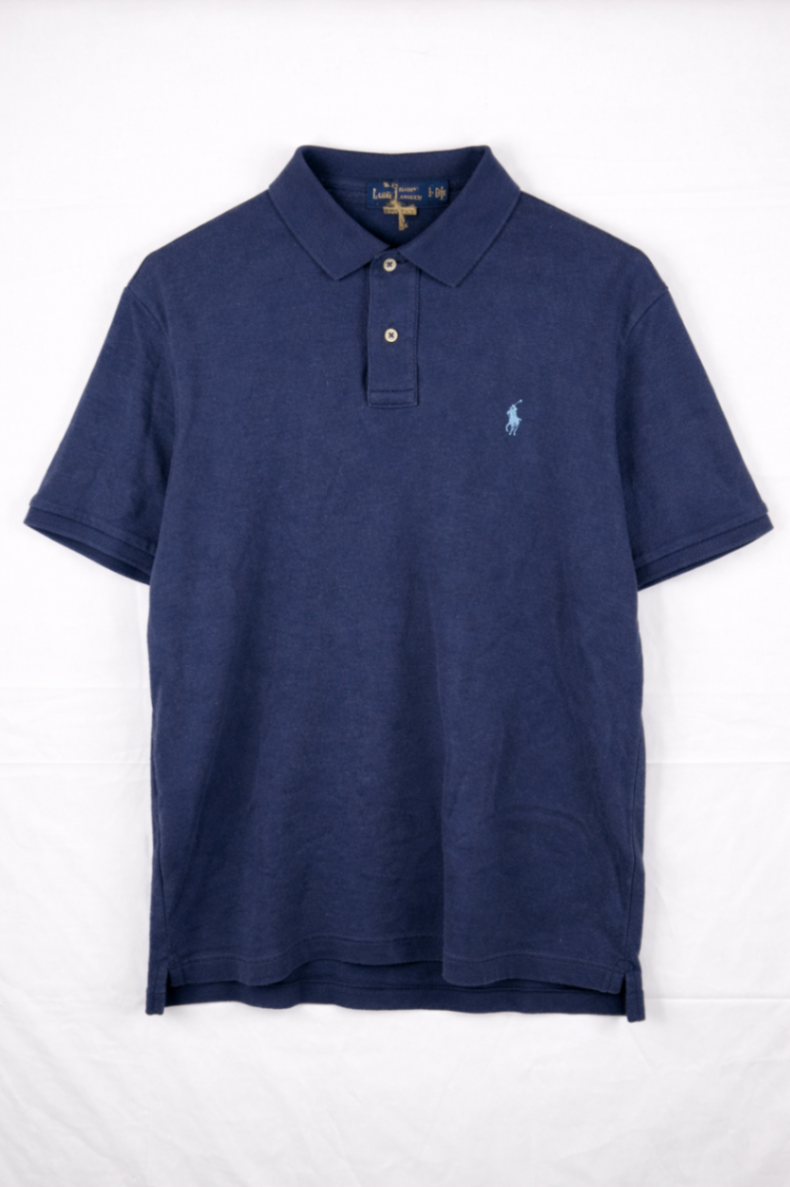 Ralph Lauren Polo Shirt L Navy Blue