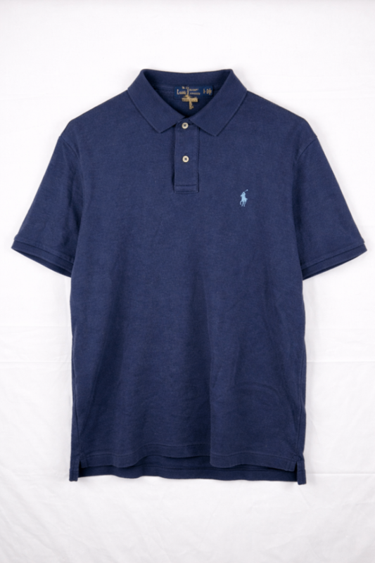 Ralph Lauren Polo Shirt L Navy Blue