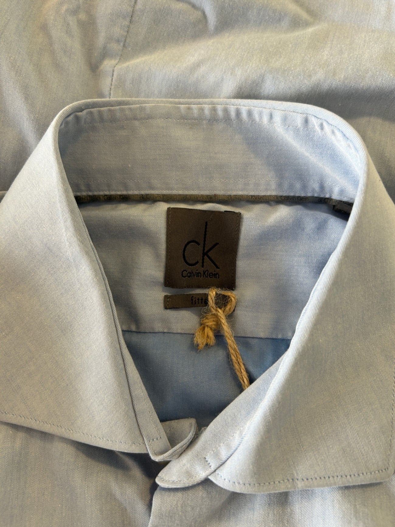 Calvin Klein (CK) Shirt 42 16 1/2 Light Blue