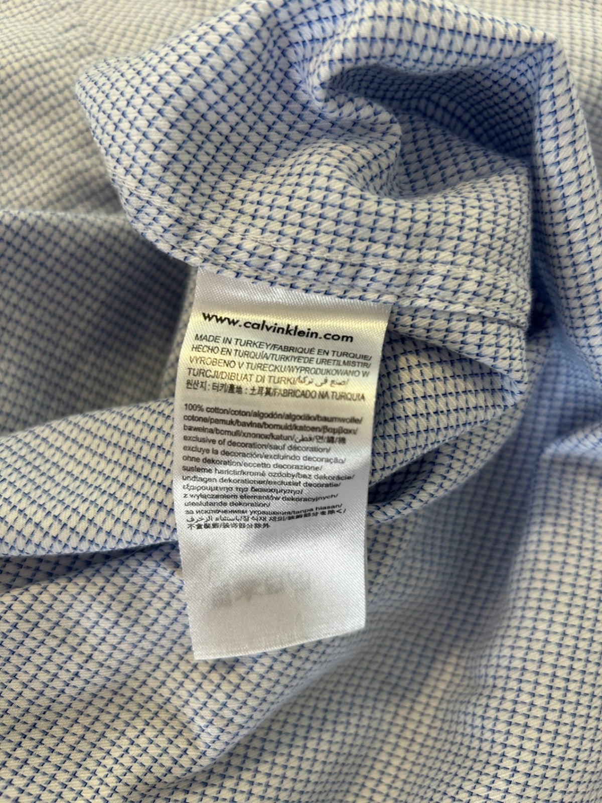Calvin Klein Shirt 42 Light blue