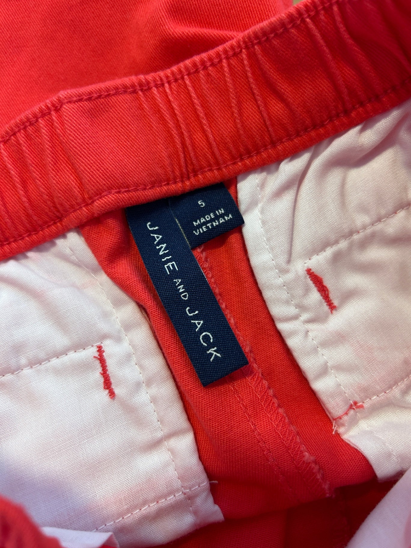 Janie and Jack Shorts Red 5