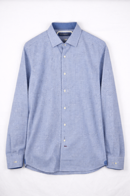 Tommy Hilfiger Shirt 42 16 1/2 Blue and white checkered