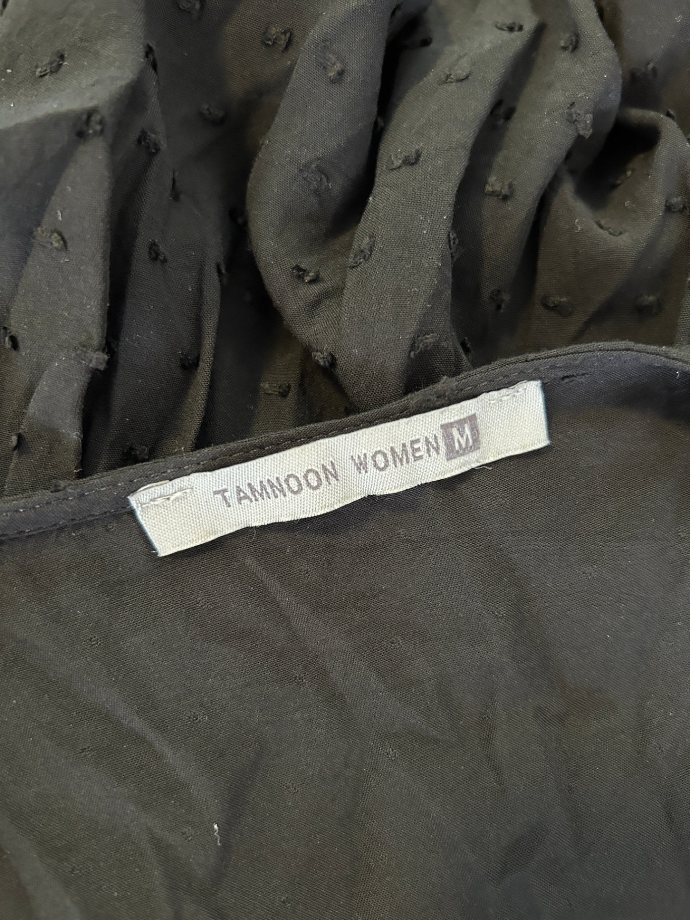 Tamnoon Women Blouse M Black