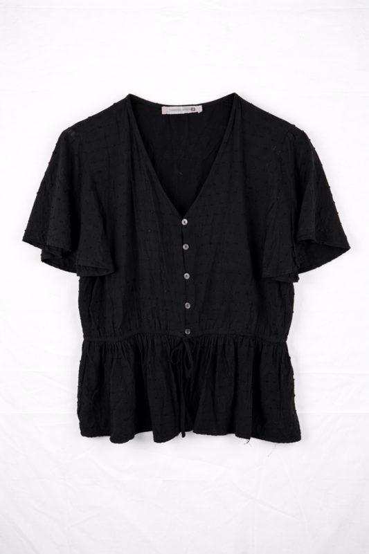 Tamnoon Women Blouse M Black