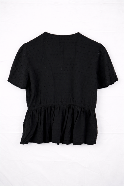 Tamnoon Women Blouse M Black