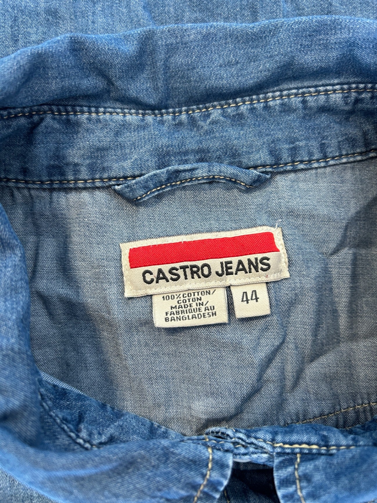 Castro Jeans Shirt 44 Blue