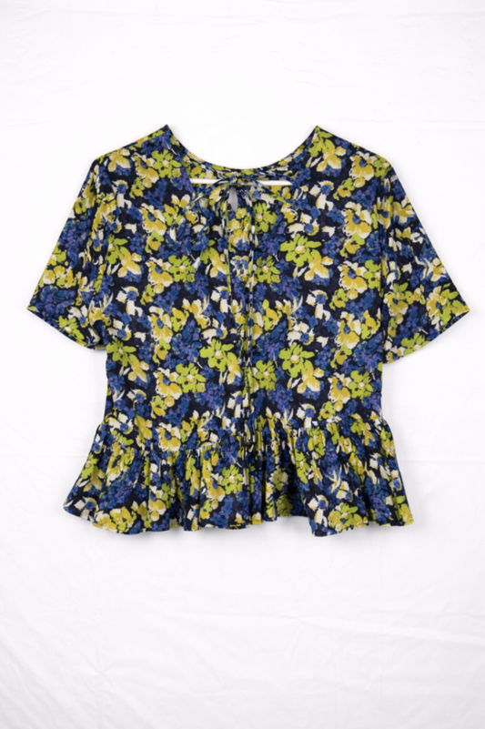 Asos DESIGN Top / T-shirt 14 Multicolor (mainly blue, yellow, white, black, purple, green)