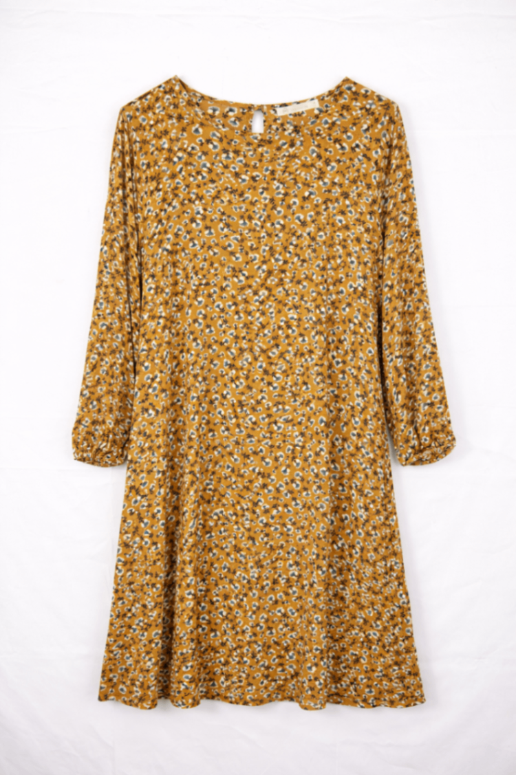 ZIP Collection Dress 42 Mustard yellow