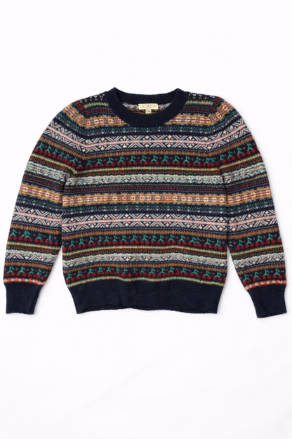 J.Crew Sweater L Navy Blue, Multicolor