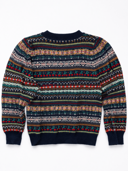 J.Crew Sweater L Navy Blue, Multicolor