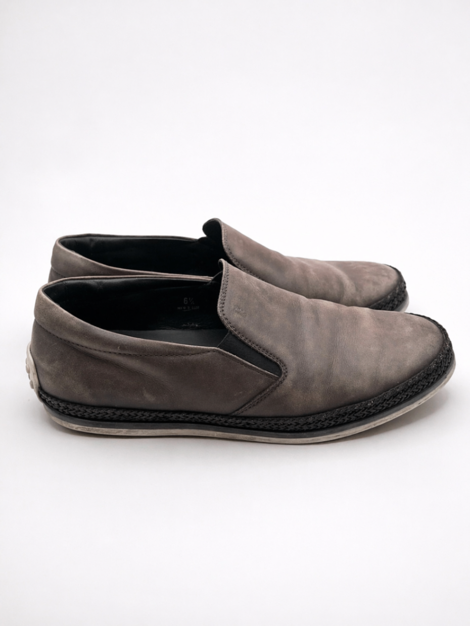 Tod's Shoes 6.5 Blue Grey