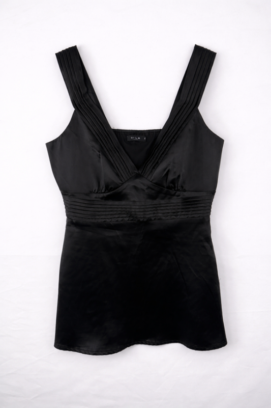 VILA Tank Top S Black