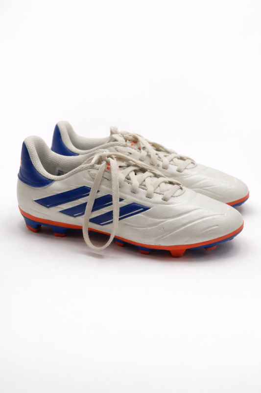 Adidas Football Shoes 33 White, Blue, Red
