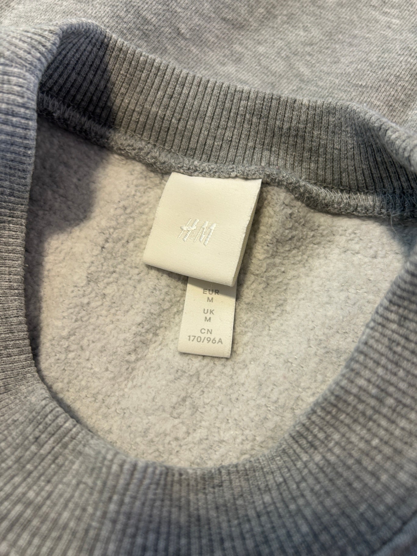 H&M Sweatshirt M Gray