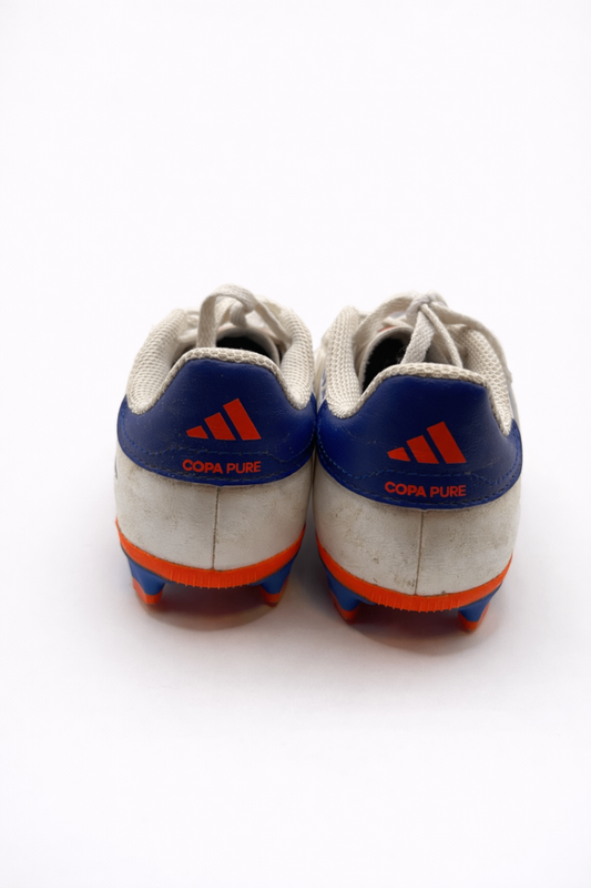 Adidas Football Shoes 33 White, Blue, Red