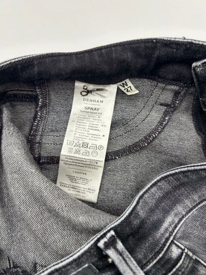 Denham Jeans 27/32 Black/Gray