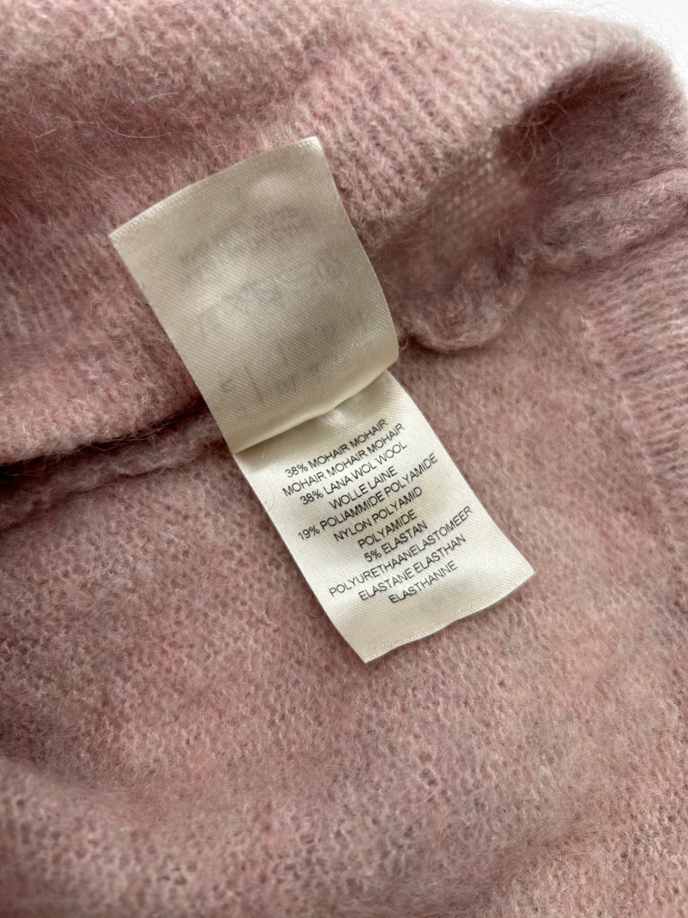 No Man's Land Sweater XL Beige Pink