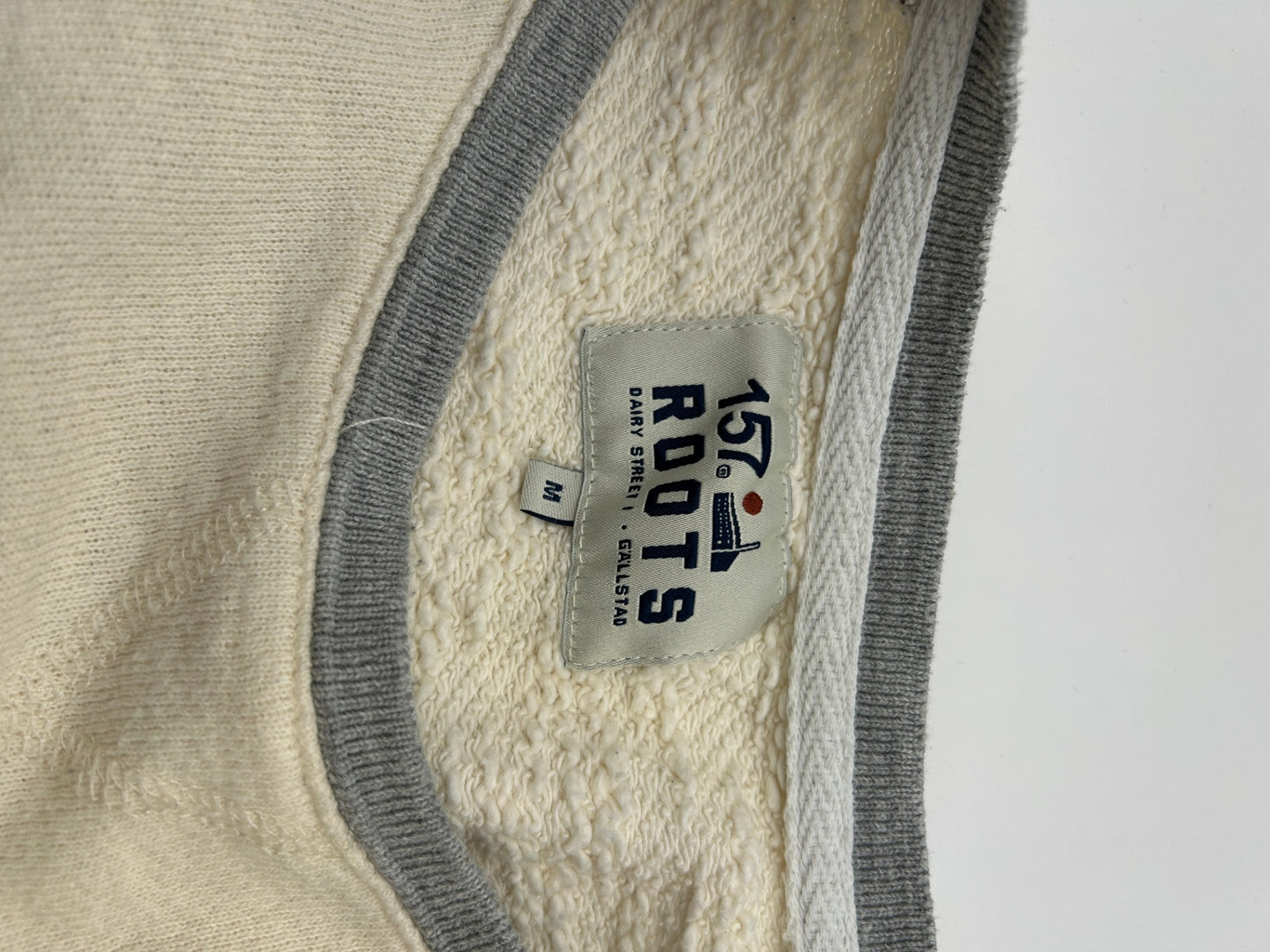 Lager 157 Sweater Cream and Gray