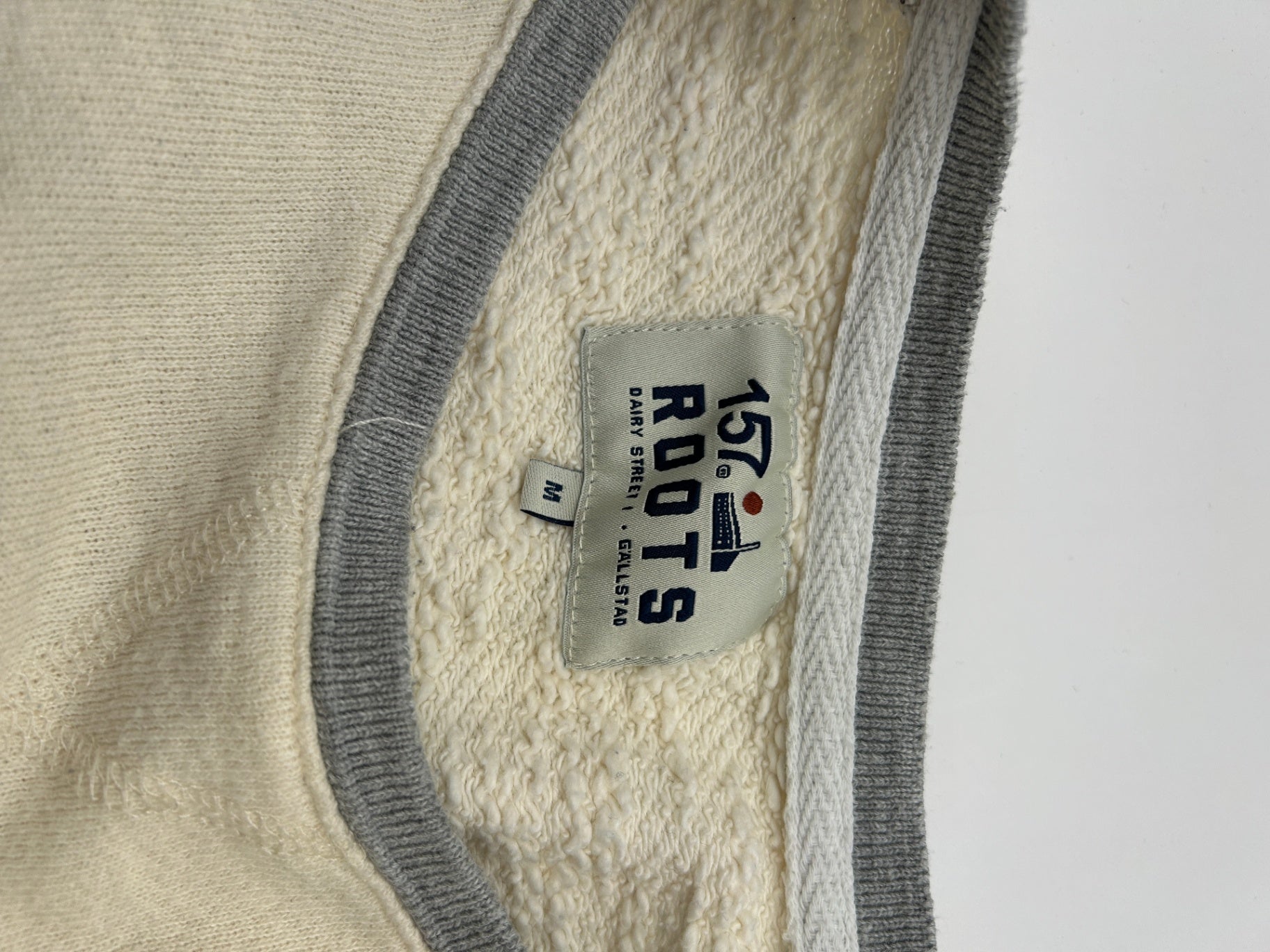 Lager 157 Sweater Cream and Gray