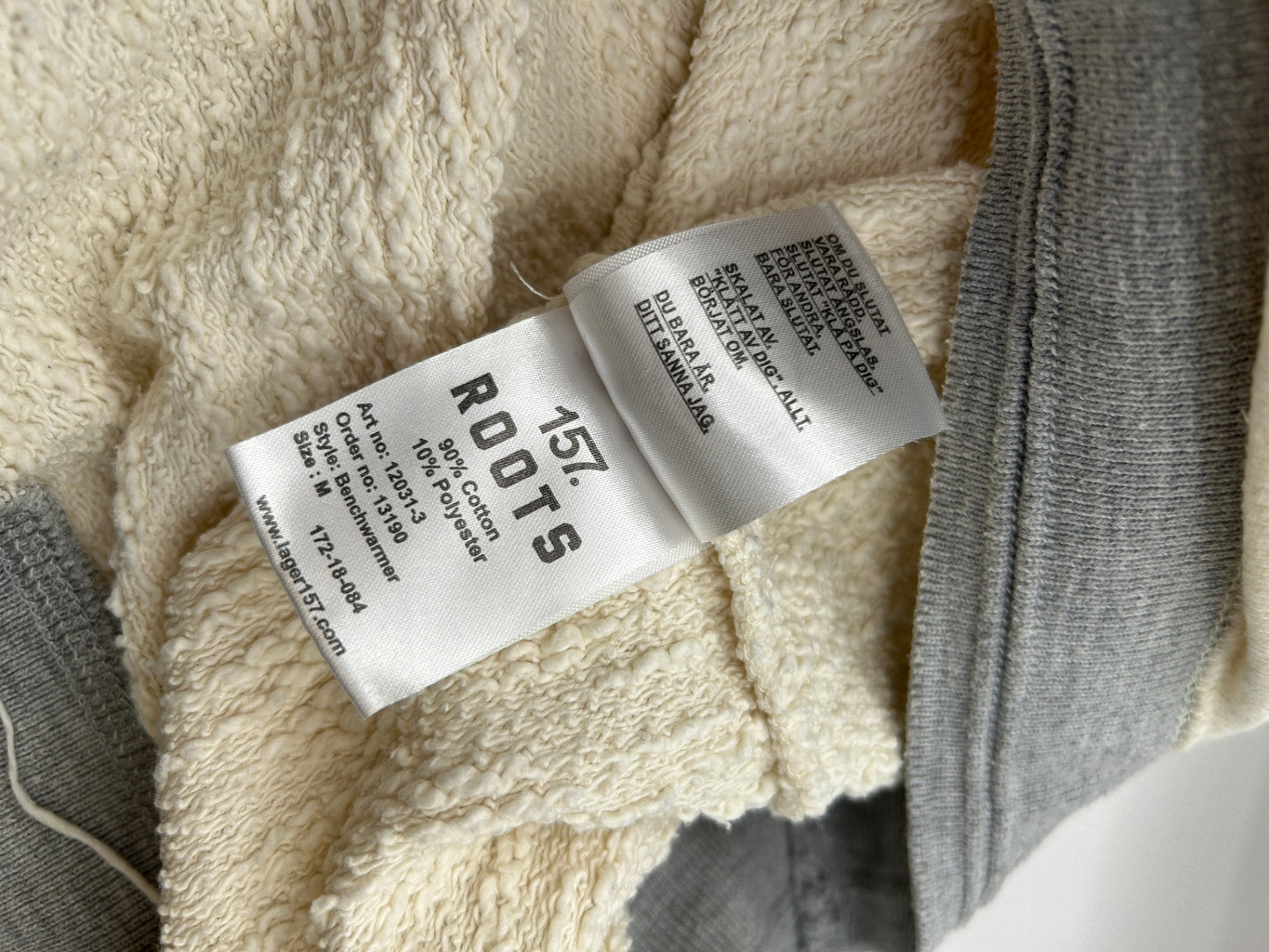 Lager 157 Sweater Cream and Gray