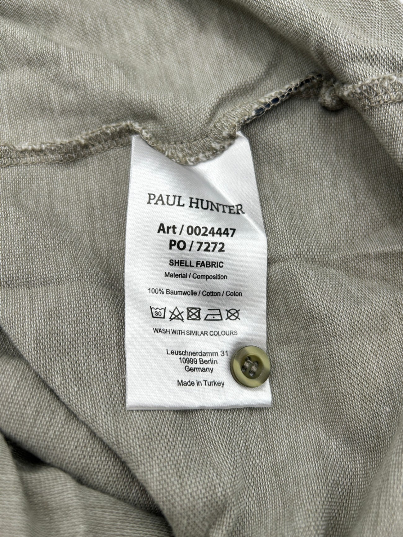 Paul Hunter Polo Shirt L Gray