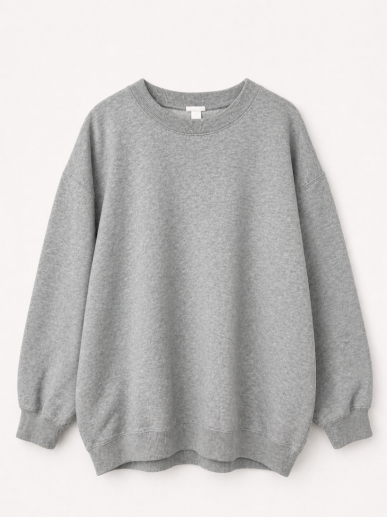 H&M Sweatshirt M Gray