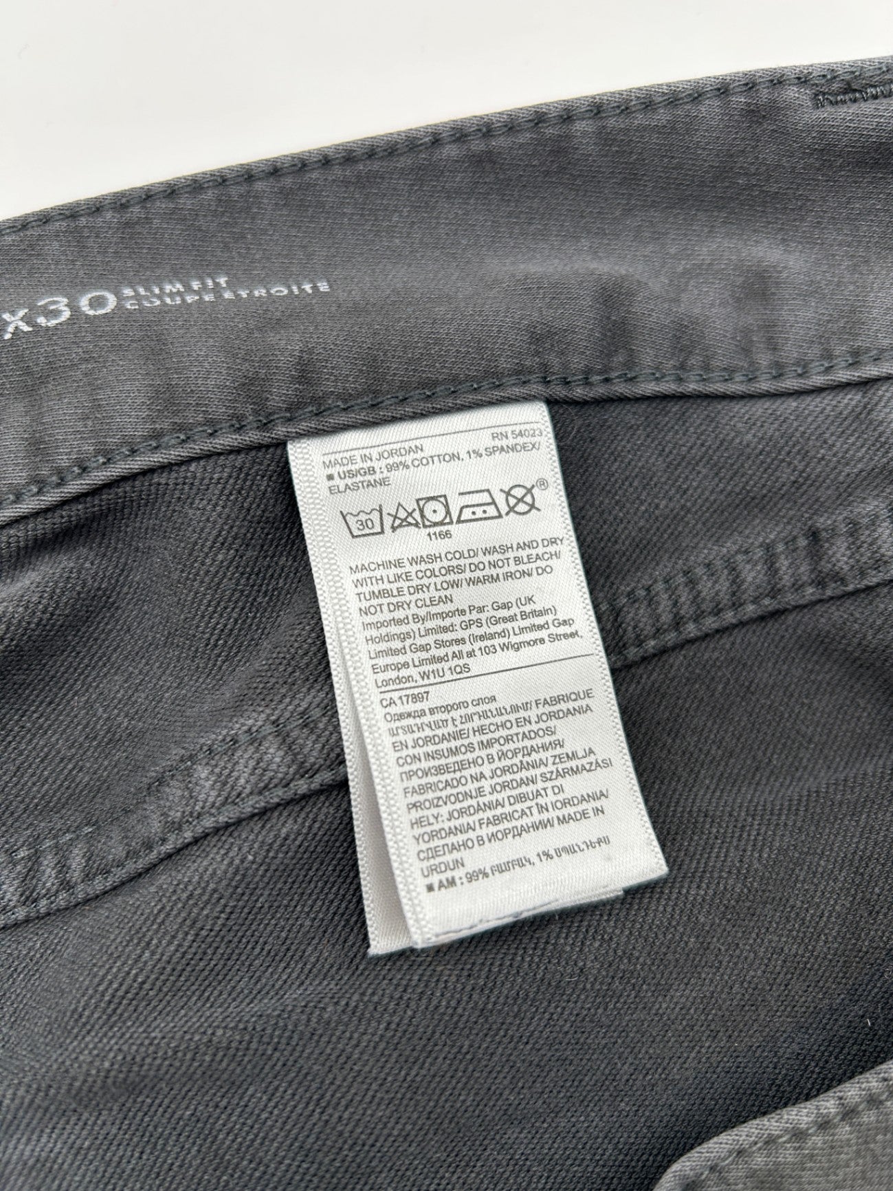 Banana Republic Jeans Dark Gray/Black
