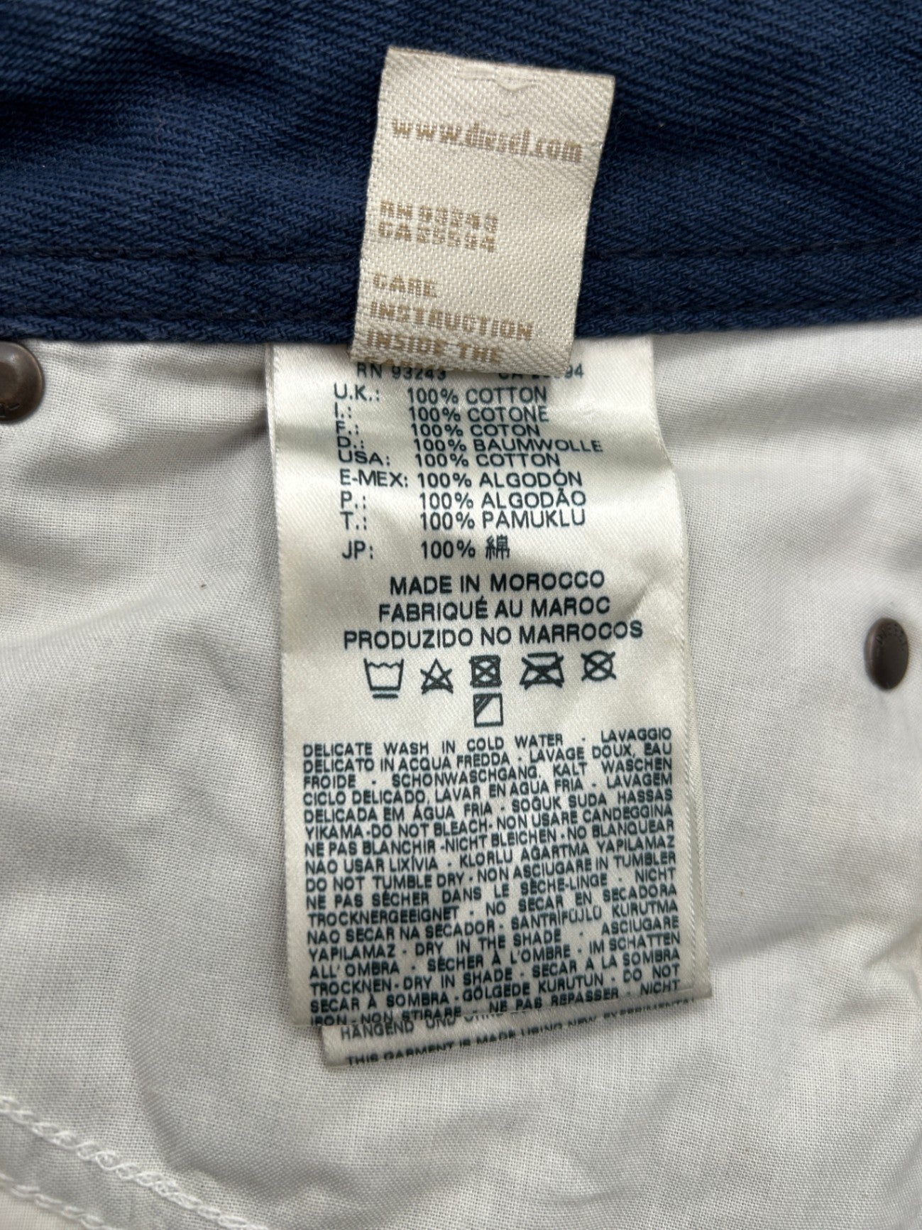 Diesel 'Darron' Jeans 33/32 Blue