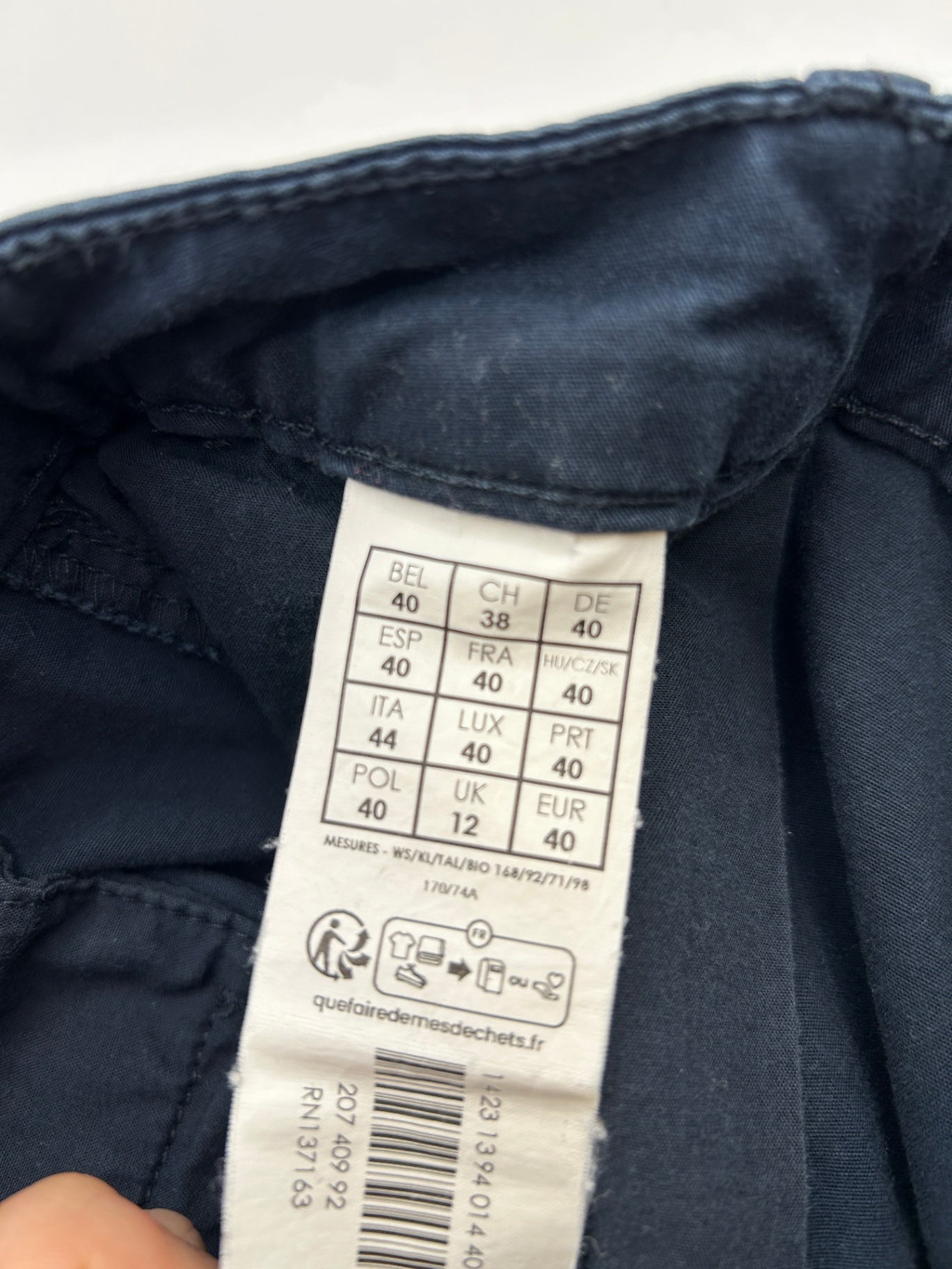 Promod Pants Dark Blue - Size 40