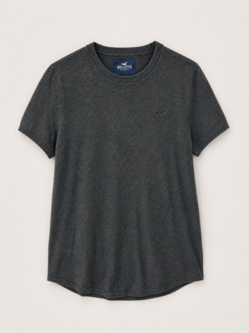 Hollister Shirt L Dark Gray