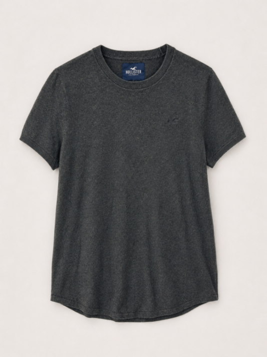 Hollister Shirt L Dark Gray