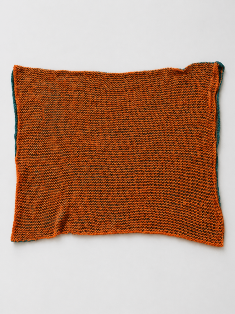 Unknown Scarf Orange and Blue