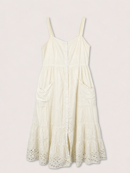 French Connection Dress Cream/White