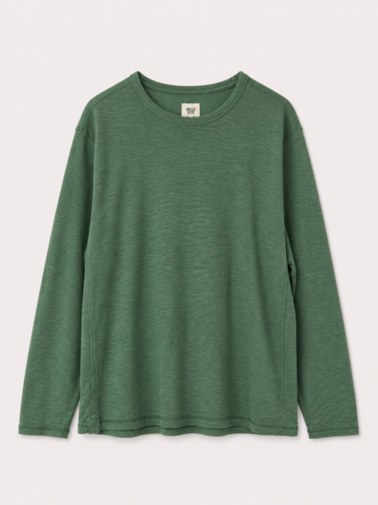 America Today - Long Sleeve T-Shirt - Sage Green - size: XL