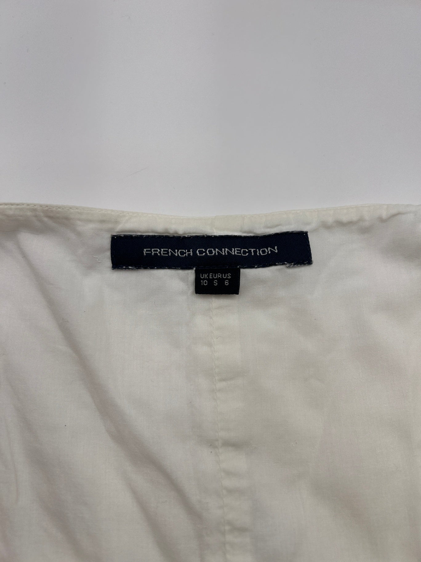 French Connection Dress Cream/White