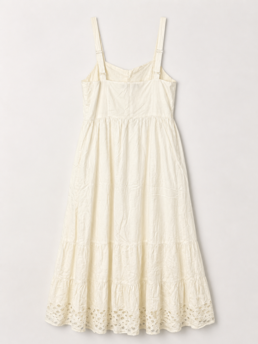 French Connection Dress Cream/White