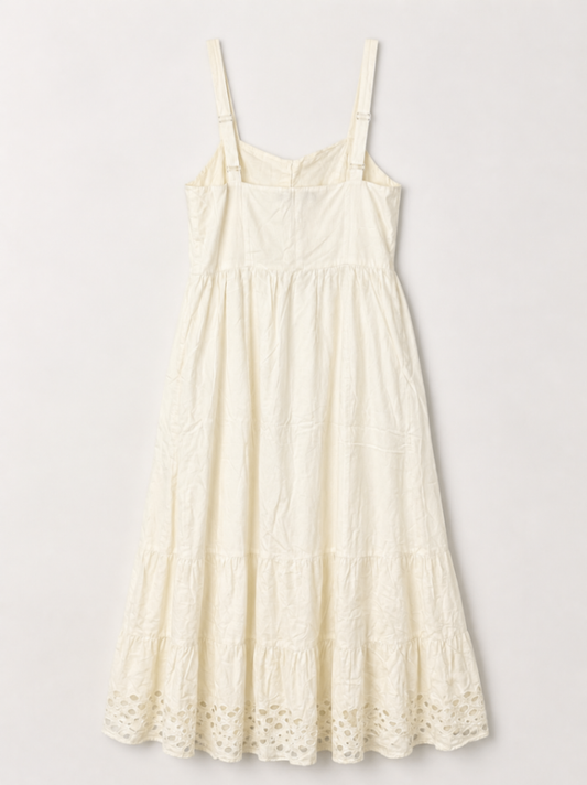 French Connection Dress Cream/White