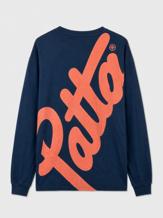 Patta - Long Sleeve T-Shirt - Navy - size: L