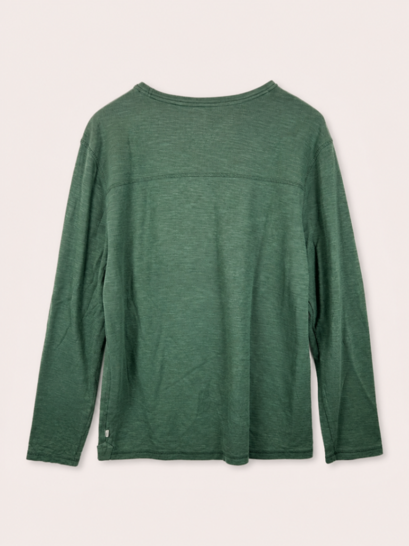 America Today - Long Sleeve T-Shirt - Sage Green - size: XL
