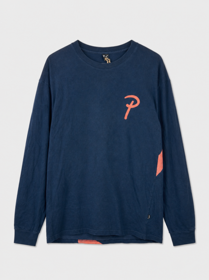 Patta - Long Sleeve T-Shirt - Navy - size: L