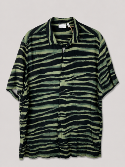 ASOS DESIGN - Shirt - Green And Black - size: XL