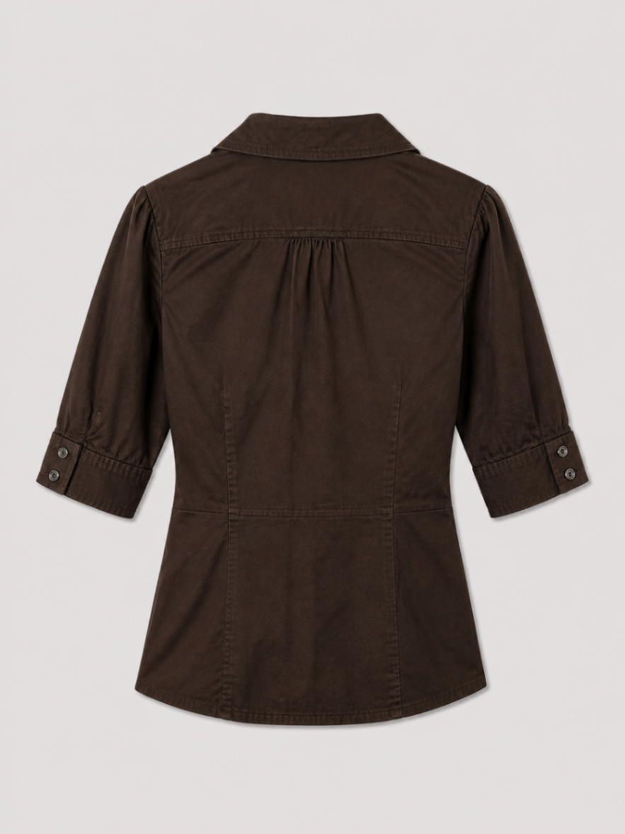 H&M Blouse 44 Brown