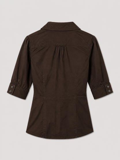 H&M Blouse 44 Brown