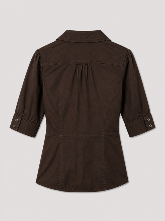 H&M Blouse 44 Brown