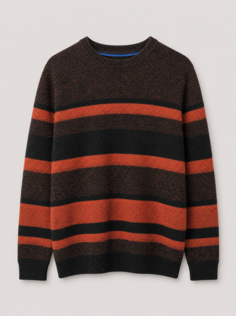 EDC Esprit Sweater Large Black and Orange