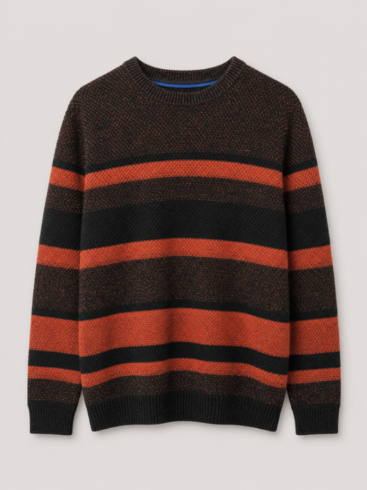 EDC Esprit Sweater Large Black and Orange