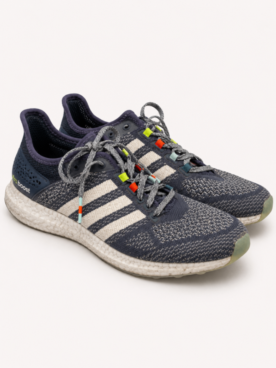 adidas Sneakers Navy Blue and Cream White