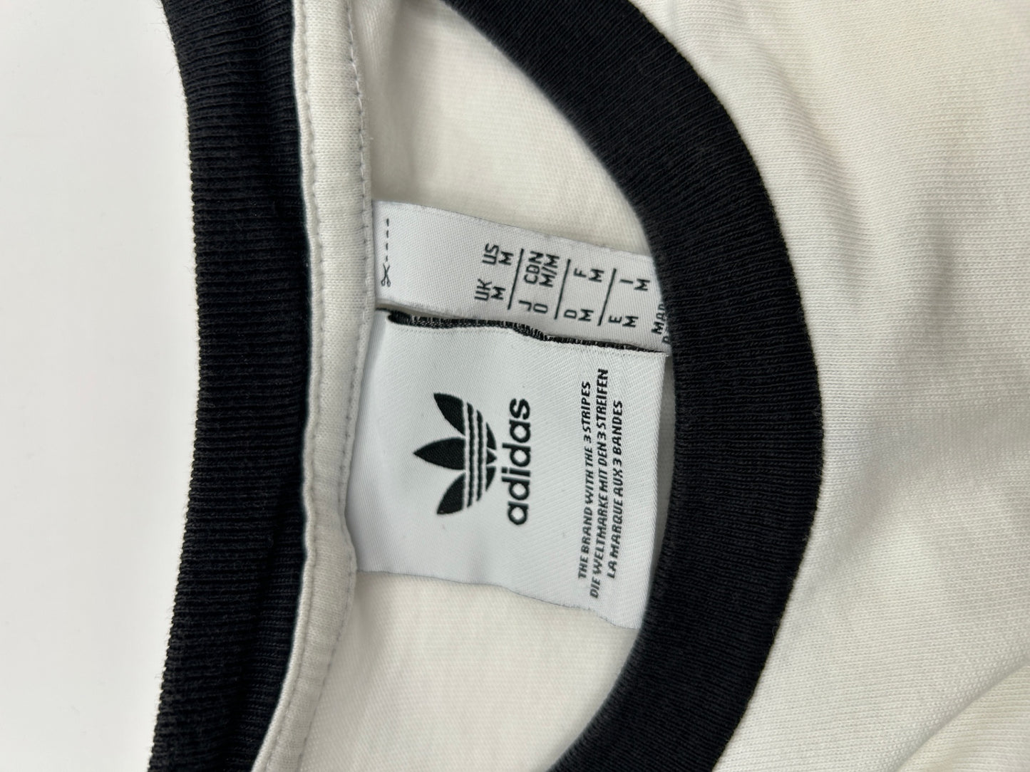 adidas T-Shirt M White and Black