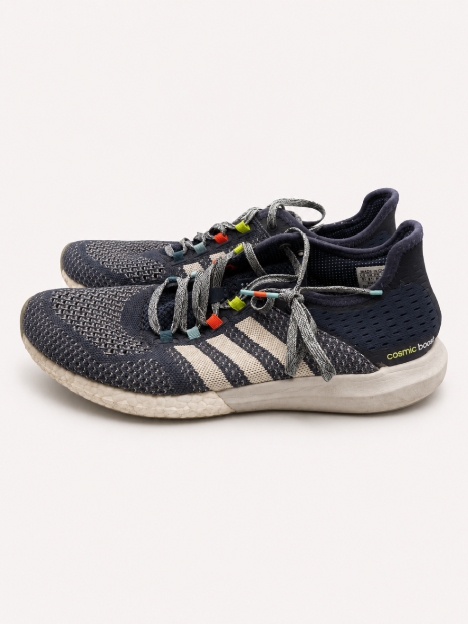 adidas Sneakers Navy Blue and Cream White